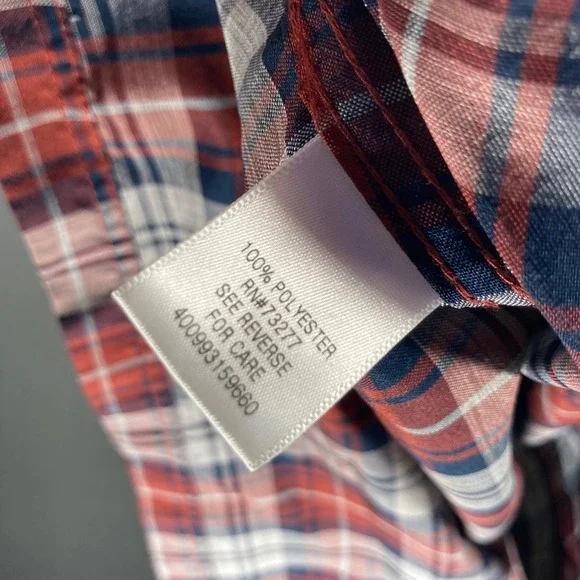 Croft & Barrow Quick Dry Shirt Mens XL Plaid Vent Fishing Hiking - Picture 8 of 9